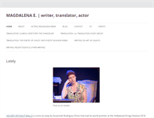 Tablet Screenshot of magdalenaedwards.com